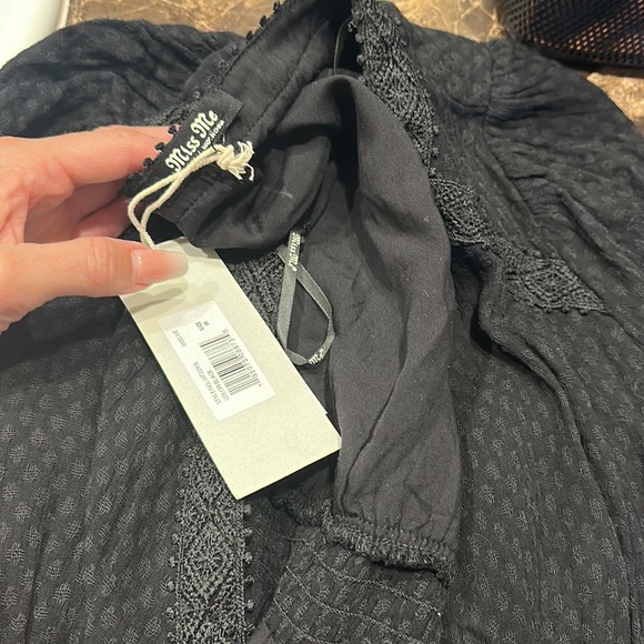 NWT miss me button down shirt black - Picture 9 of 11